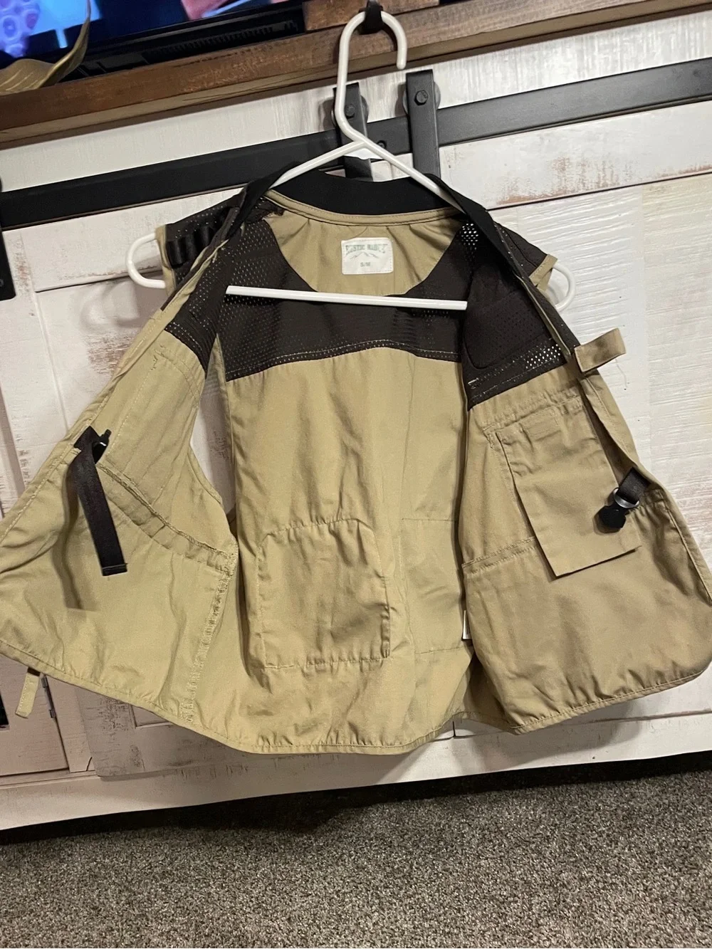 Rustic Rudge khaki brown fishing vest. Multi-Pocket Utility Vest. NWOT!